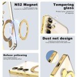 Gold Plating Clear Case for Galaxy S25