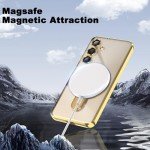 Gold Plating Clear Case for Galaxy S25