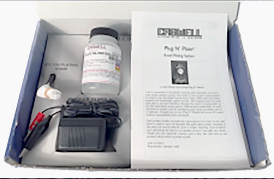 Silver Metal Plating Kit for Quick Restoration