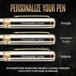 Personalized Silver Chrome Fountain Pen Gift Set