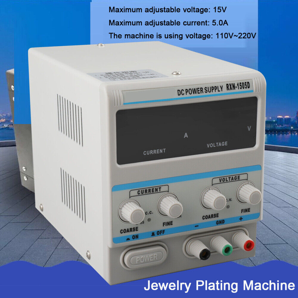 15V 5A Silver Gold Plating Kit - Jewelry Tool
