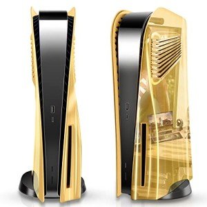 Gold PS5 Face Plates with Cooling Vents