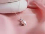 Elegant 18k Gold-Plated Pearl Necklace for Her