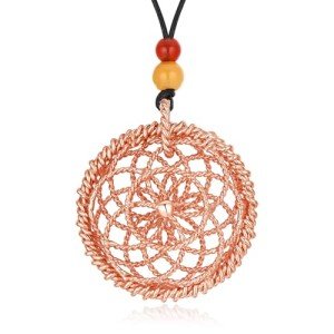 144MHz Copper Flower of Life Pendant Necklace