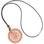 144MHz Copper Flower of Life Pendant Necklace