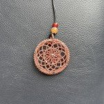 144MHz Copper Flower of Life Pendant Necklace