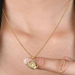 Snail Pendant Necklace - 14k Gold Plated