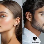 Electroplated Moissanite Stud Earrings for All