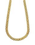 Gold PVD Plating Necklace - 20 Inch Stylish Design