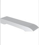 Polished Chrome Wall Mounted Tub Spout Kit