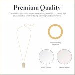 Gold Wheel Tarot Card Pendant Necklace for Women