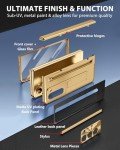 Gold & Black Case for Galaxy Z Fold 5