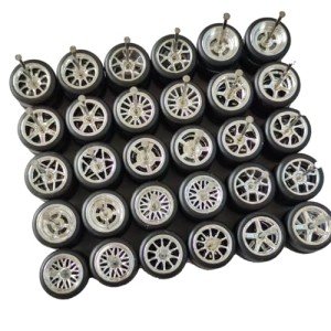 Chrome Real Riders Wheels Set for 10 Cars