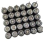 Chrome Real Riders Wheels Set for 10 Cars