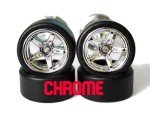 Chrome Real Riders Wheels Set for 10 Cars