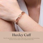 Adjustable Rose Gold Electroplating Cuff Bracelet