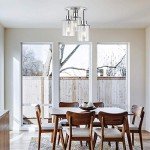 3-Light Chrome Semi Flush Mount Ceiling Light