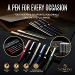 Luxury Black Ballpoint Pen with Gold Plating