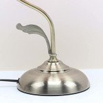 Rose Lily Tiffany Style Stained Glass Table Lamp