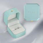 Eco-Friendly Moissanite Stud Earrings in 14K White Gold