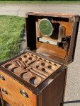 Antique 2-Drawer Light-Up Beauty Cabinet
