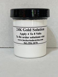 24K Gold Electroplating Solution - 4oz Kit