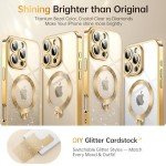 360° Spin iPhone 16 Pro Max Case with Glitter