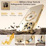 360° Spin iPhone 16 Pro Max Case with Glitter