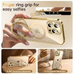 360° Spin iPhone 16 Pro Max Case with Glitter