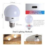 Rechargeable Wireless Wall Sconces - Set of Two