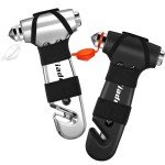 3-in-1 Car Emergency Escape Tool - Matte Black/Silver