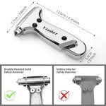 3-in-1 Car Emergency Escape Tool - Matte Black/Silver