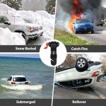 3-in-1 Car Emergency Escape Tool - Matte Black/Silver