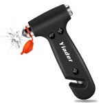 3-in-1 Car Emergency Escape Tool - Matte Black/Silver