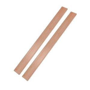 HWYEE 2-Pack 1/4" Pure Copper Flat Bars