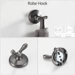 Grey Electroplating 4-Piece Bathroom Hardware Kit