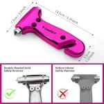 Yiader 3-in-1 Emergency Escape Tool - Pink/Gold