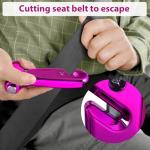 Yiader 3-in-1 Emergency Escape Tool - Pink/Gold