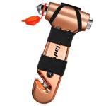 Yiader 3-in-1 Emergency Escape Tool - Pink/Gold