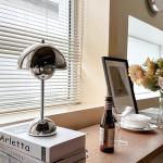 Cordless Vintage Style Mushroom Table Lamp