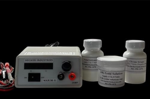 Gold and Silver Electroplating Kit for Jewelry