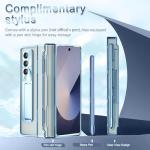 NINKI Clear Blue Electroplating Case for Galaxy Z Fold 7
