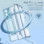 NINKI Clear Blue Electroplating Case for Galaxy Z Fold 7