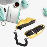 Lip-Shaped Electroplating Telephone for Home Use