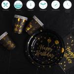 Gold Electroplating Dinnerware Set for 25 Guests