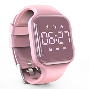 LED Kids Multifunctional Counting Watch in Pink