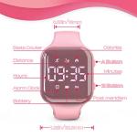 LED Kids Multifunctional Counting Watch in Pink