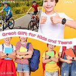 LED Kids Multifunctional Counting Watch in Pink