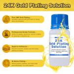 24K Gold Plating Solution for DIY Electroplating