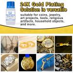 24K Gold Plating Solution for DIY Electroplating